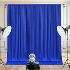 20x10ft Royal Blue Backdrop Curtain for Wedding Parties Wrinkle Free Fabric Royal Blue Drapes Backdrop Decoration for Baby Shower Birthday Photography Decoration 4 Panels, 5ft x 10ft - Image 7