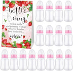 TrelaCo 20 Pcs Bottle Chug Game, Strawberry Baby Shower Favors, Pink by TrelaCo