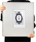 RECUTMS Photo Album 600 Pockets 4x6 Pictures Leather Wedding Albums White by RECUTMS