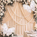 Pinkunn 4 Pcs Wedding 20" Giant LED Butterfly, 11.8ft Pearl Bead Garland by Pinkunn