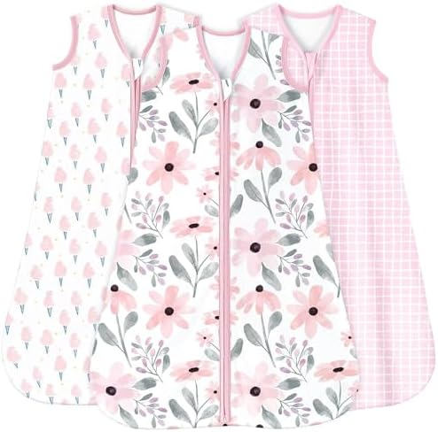 Yoofoss Baby Sleep Sack 6-12 Month 0.5TOG 100% Organic Cotton 2-Way Zipper by YOOFOSS