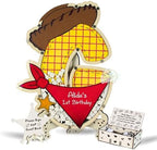 Cowboy Drop Box Guest Book Alternative, Personalized Western 1st Birthday by Handmade