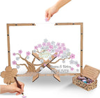 Rustic Fall Maple Tree Wedding Guest Book Alternative with Drop Leaves by GIFTSH0PBYHELEN