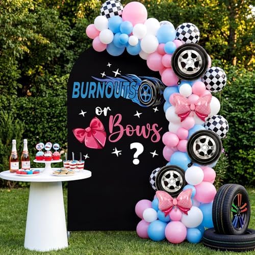 Moukeren Black Burnouts or Bows Girl Gender Reveal Decoration - Image 6