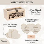 Jecor Alternative Guest Book Box - Wedding Guest Book Alternative - Pattern - Image 3