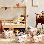CHENGU 6 Pack Fall Flower Storage Bin Collapsible Wildflower Fall Basket - Image 6