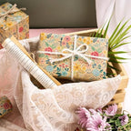 WRAPAHOLIC 30 Inch Jumbo Kraft Floral Wrapping Paper Roll - 30 Inch x 100 Feet Jumbo Roll - Spring Summer Garden Flower Design Perfect for Wedding, Bridal Shower, Birthday - Image 4