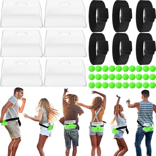 Vinsot 6 Sets Baby Shower Games Twerking Shaking Balls with Belts,Green by Vinsot
