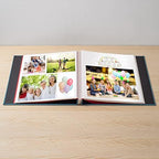 Large Photo Album Self Adhesive 4x6 5x7 6x8 8x10 Pictures Scrapbook Magnetic Album DIY Scrap Book 60 Sticky Pages Linen Cover DIY Photo Album with A Metallic Pen and DIY Accessories(SKY Blue) - Image 2