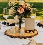 Set of (10) 13-14 inch Wood Slices for centerpieces! Wood Slice centerpieces, Wood Rounds, Tree Slices, Wood Plate Chargers (13-14 inch) - Image 3