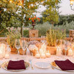 100 Pack Burgundy Cloth Napkins 20x20 Inch Cheesecloth Napkins - Image 7