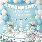 MTLEE 50 Pcs Greenery Baby Shower Scented Candles for Boy - Image 4
