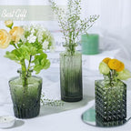 TBWIND 24pcs Green Glass Bud Vases Set - Image 4