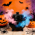 JarThenaAMCS Halloween Gender Reveal Cauldron Centerpiece by JarThenaAMCS