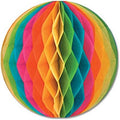 Beistle 24-Piece Tissue Balls in Multicolor, Decorative Ceiling/Wall Hanging for Birthday, Bridal/Baby Shower, Anniversary, Events, Parties, 12" by Beistle