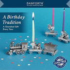 Danforth Birthday Train Candleholder Caboose | Pewter Handcrafted in USA - Image 3