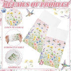 Potchen 100 Pcs Linen Feel Napkins Disposable, Hummingbird - Image 3