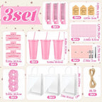 6 Sets Baby Shower Prizes for Women and Men Nail Clippers Mirror Bottle Opener Cup Comb Magnetic Pickup Tool Flashlight Grabber Credit Card Cutter for Baby Shower Game Winners Party - Image 2