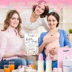 Trelaco 12 Pcs Baby Shower Bottle Chug Game, Floral, Pink - Image 5