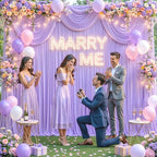 30ft x 15ft Lavender Wrinkle Free Backdrop Curtains for Wedding Party Backdrops Curtain Drapes Fabric Decorations Photo Back Drop Cloth for Baby Shower Photography Stage Reception - Image 4