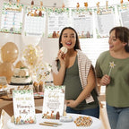 Funnymoom 426 Pcs Woodland Baby Shower Games, 8 Activity Cards with Bingo - Image 5