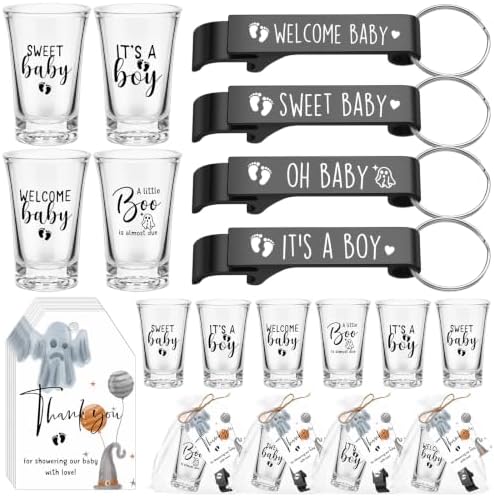 Pickmesh Halloween Baby Shower Party Favors for Guest, Black, 192 Pcs by Pickmesh