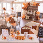 6 Sets Bear Baby Shower Decorations, Centerpieces,Brown - Image 4