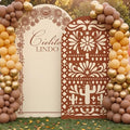Mindsoft 2 Set Cielito Lindo Arch Cover 7.2ft 6.6ft, Brown Stretchy by Mindsoft