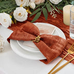 50 Pack Cheesecloth Napkins 20"x20" Terracotta Gauze Boho Napkins - Image 7