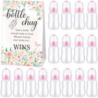 TrelaCo 20 Pcs Bottle Chug Game, Pink Flower Baby Shower Favors by TrelaCo