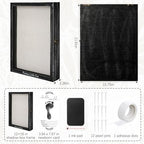 Jetec 12 x 16 Baby Shower Shadow Box Keepsake Frame, Black - Image 2