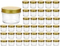 Mini Mason Jars 4 oz, 40 Pack Small Glass Jars with Lids by Encheng