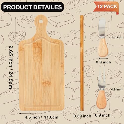 12 Set Bridal Shower Favor Prizes, Bulk Charcuterie Board Gift Set - Image 7