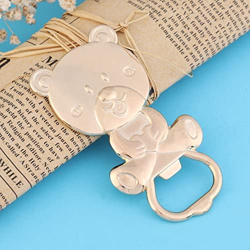 24 Pack Bear Bottle Opener Baby Shower Favors for Guest, Metal Beer Bottle Opener for Baby Shower Souvenirs/Decor/Gift Supplies,Baby Shower Party Favor (White, 24) - Image 6