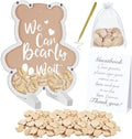 Kosiz We Can Bearly Wait Baby Shower Guest Book Alternative for 60 Guests by Kosiz