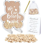 Kosiz We Can Bearly Wait Baby Shower Guest Book Alternative for 60 Guests by Kosiz