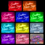 Custom Neon Signs,Neon Sign Customizable for Wall Decor, 10 Modes Personalized Large LED Neon Signs for Wedding Birthday Party Business Sign Neon Company Logo Nignt Light Gift - Image 2