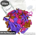 Hot Pink Orange Balloon Garland Arch Kit, 122pcs Pink and Orange Purple Tropical Balloons Arch Kit for Birthday Baby Shower Party Supplies Summer Beach Hawaiian Luau Aloha Party Decorations - Image 6