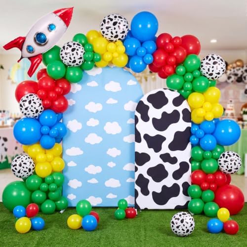 112 Pcs Toy Theme Arch Backdrops Cover Set - Image 5