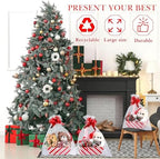 Thenshop 44 Pcs Empty Gift Basket Bulk,Basket Gifts, Red, White, Stripe - Image 4