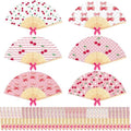 Roowest 36 Pcs Cherry Folding Hand Fans Bulk, Coquette Party Favors by Roowest