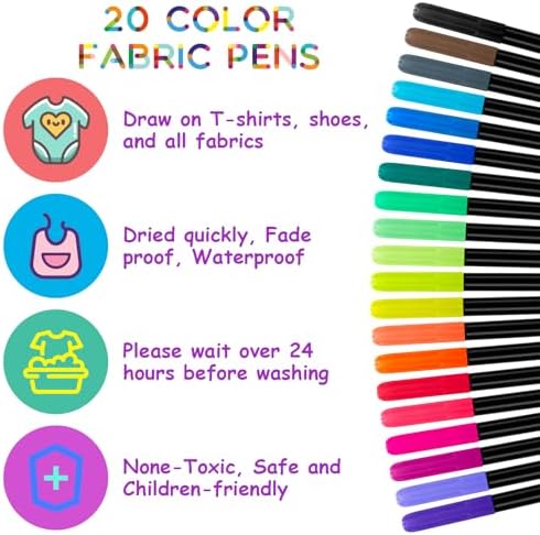 Bibs Bodysuits Baby Shower Game Sign Set Newborn Onesies Feeder Gift Fabric Marker Stencils Kit - Image 6