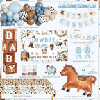 DreamTale Cowboy Baby Shower Decorations Set for Dad & Mom to be Party - Image 3