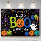 Cartoon Halloween Baby Shower Children's Birthday Background 9x6 FT by Unknown