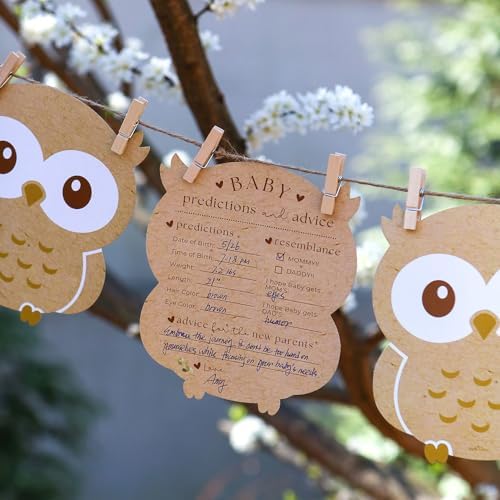 Kate Aspen Woodland Baby Shower Decorations & Woodland Animal Advice Cards For Baby Shower Game - Image 5