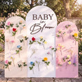 26 Pcs Baby in Bloom Floral Backdrop Arch Baby Shower by Unknown