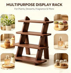 Wooden Cupcake Stand, 4 Tier Wood Rustic Cupcake Stand - Image 3