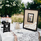Wedding Guest Book Alternative, Guest Book Wedding Reception, Wedding Guest Book with Wooden Hearts Guest Book Signs for Wedding Anniversary Birthday Party Baby Shower - Image 6