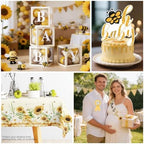 Cocomigo 257Pcs Bee Baby Shower Decorations, All-in-One Set for 25 Guests - Image 6
