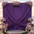30ft x 10ft Purple Backdrop Curtains for Parties, 6 Panels 5ft x 10ft Wrinkle-Free Drapes for Lavender Wedding Backdrop Bridal Shower Engagement Birthday Galaxy Theme Party Halloween by Gewonelife